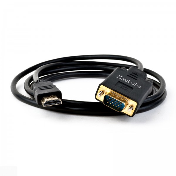 ZasLuke HDMI to VGA Gold Plated Active Video Adapt...