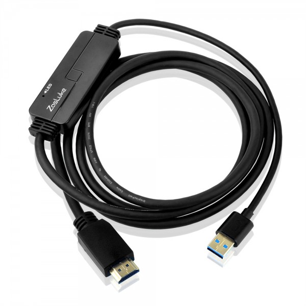 ZasLuke USB 3.0 to HDMI Cable,USB to HDMI Male to ...